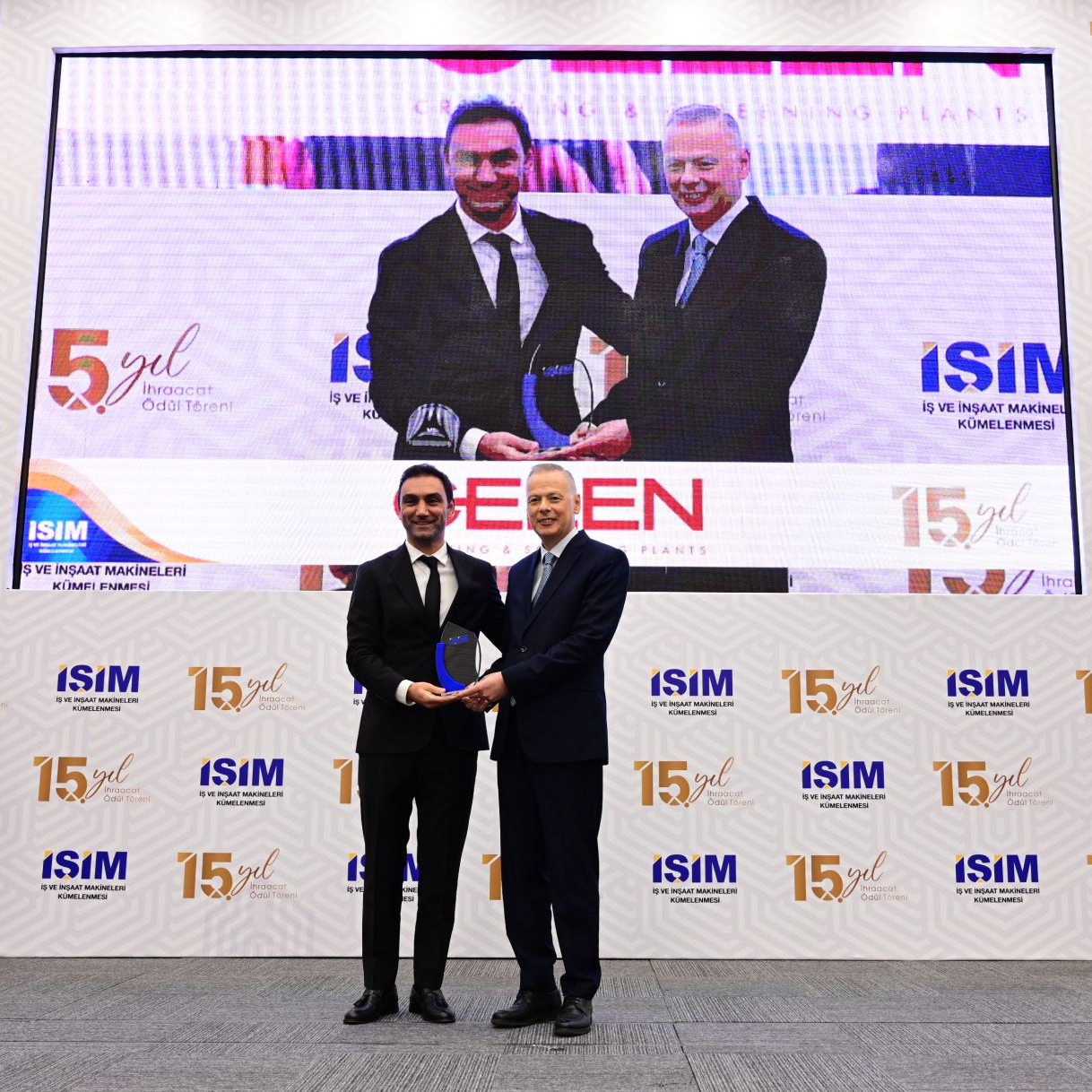 GELEN 15. Yıl İhracat Töreni'nde Ödül Aldı