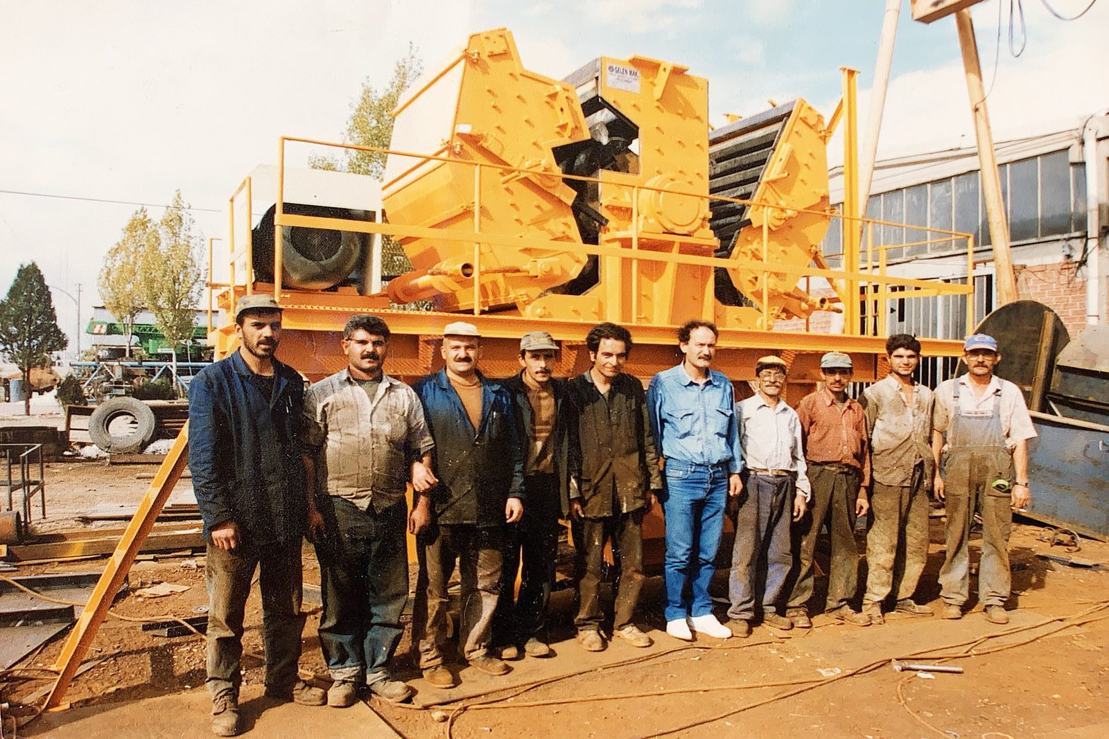 L’équipe de l’usine, Ankara, années 1980