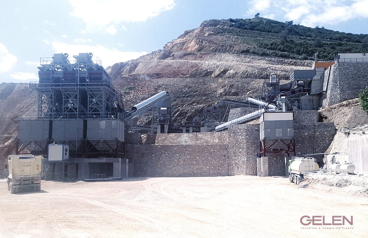 GELEN 600 t/h crushing and screening plant in Bursa