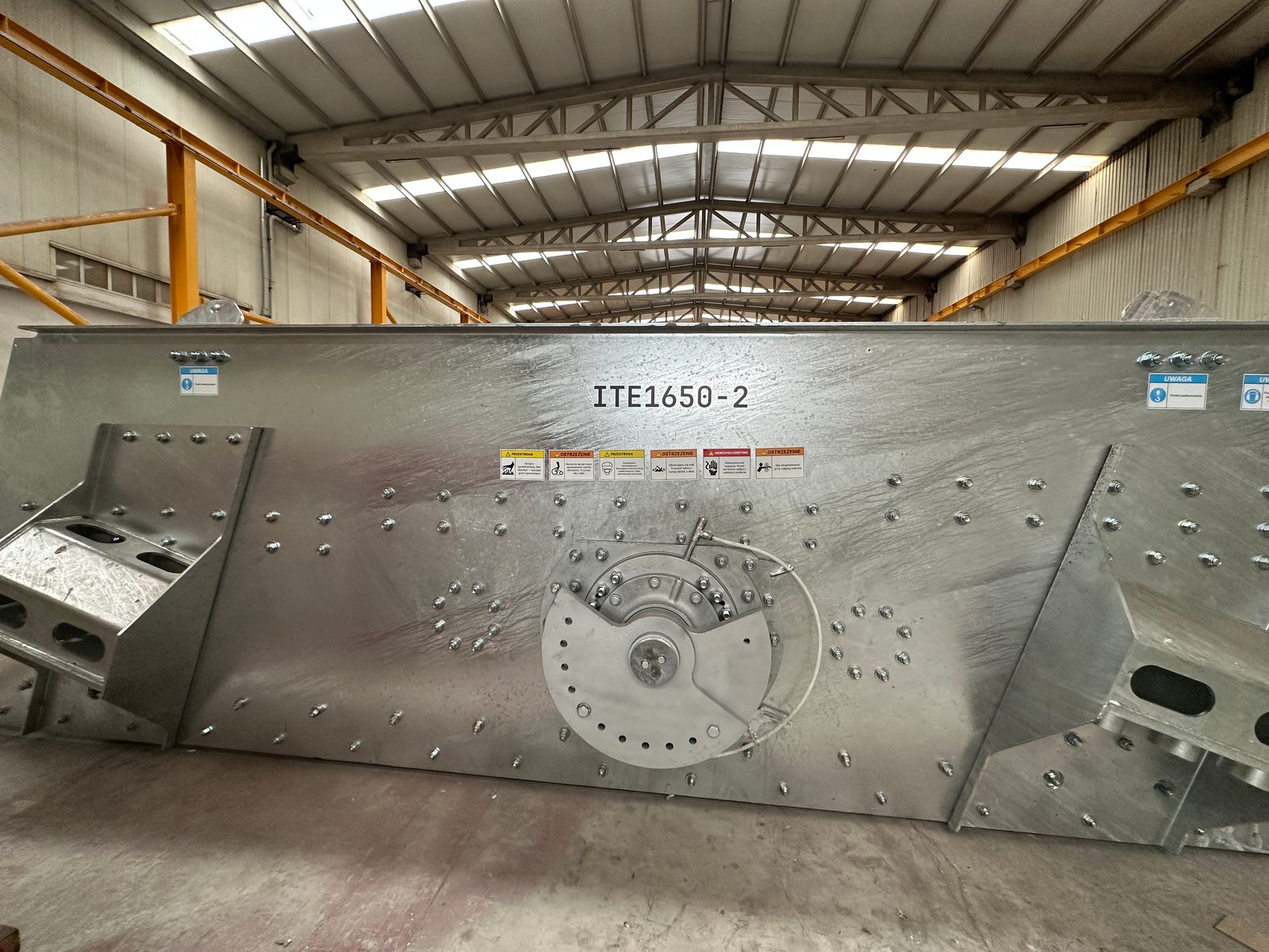 Hot-dip galvanised GELEN ITE grizzly screen at the factory