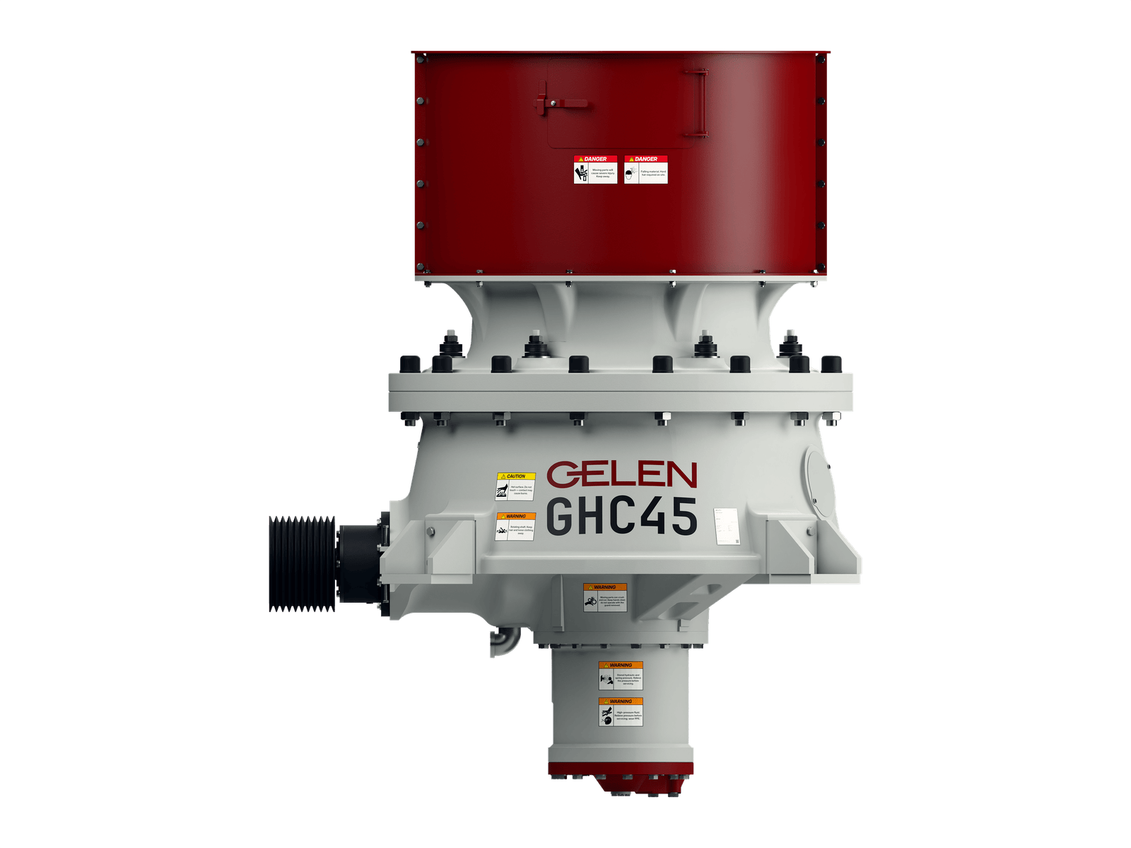 GELEN GHC45 cone crusher — side view