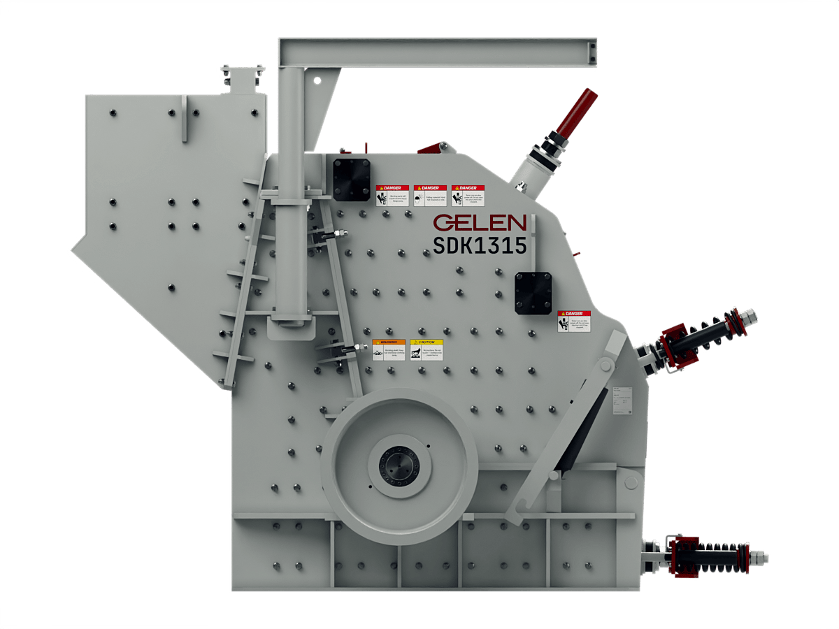 GELEN SDK1315 secondary impact crusher — side view