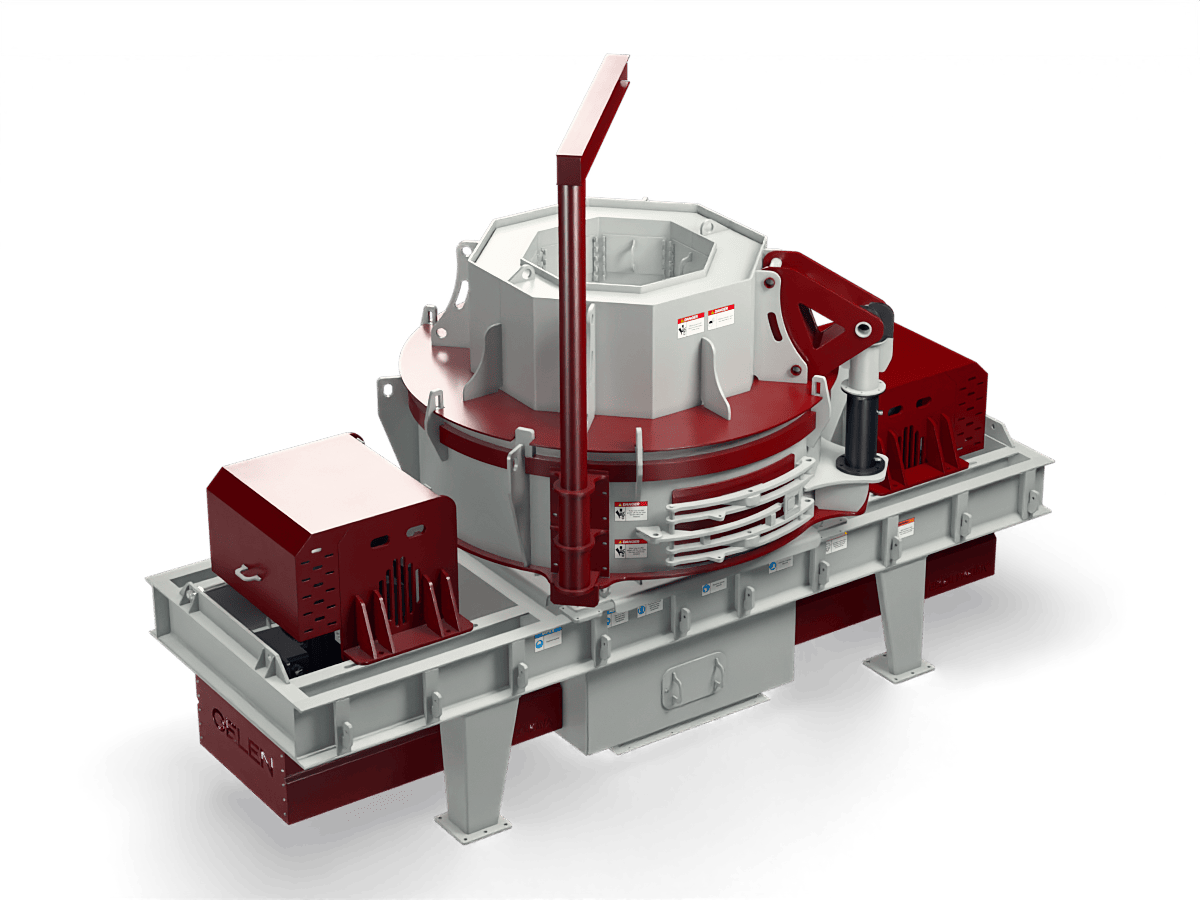 GELEN VSI900 vertical shaft impact crusher — feed side