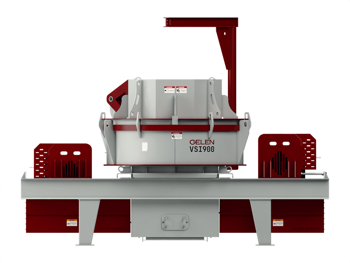 GELEN VSI900 vertical shaft impact crusher — side view