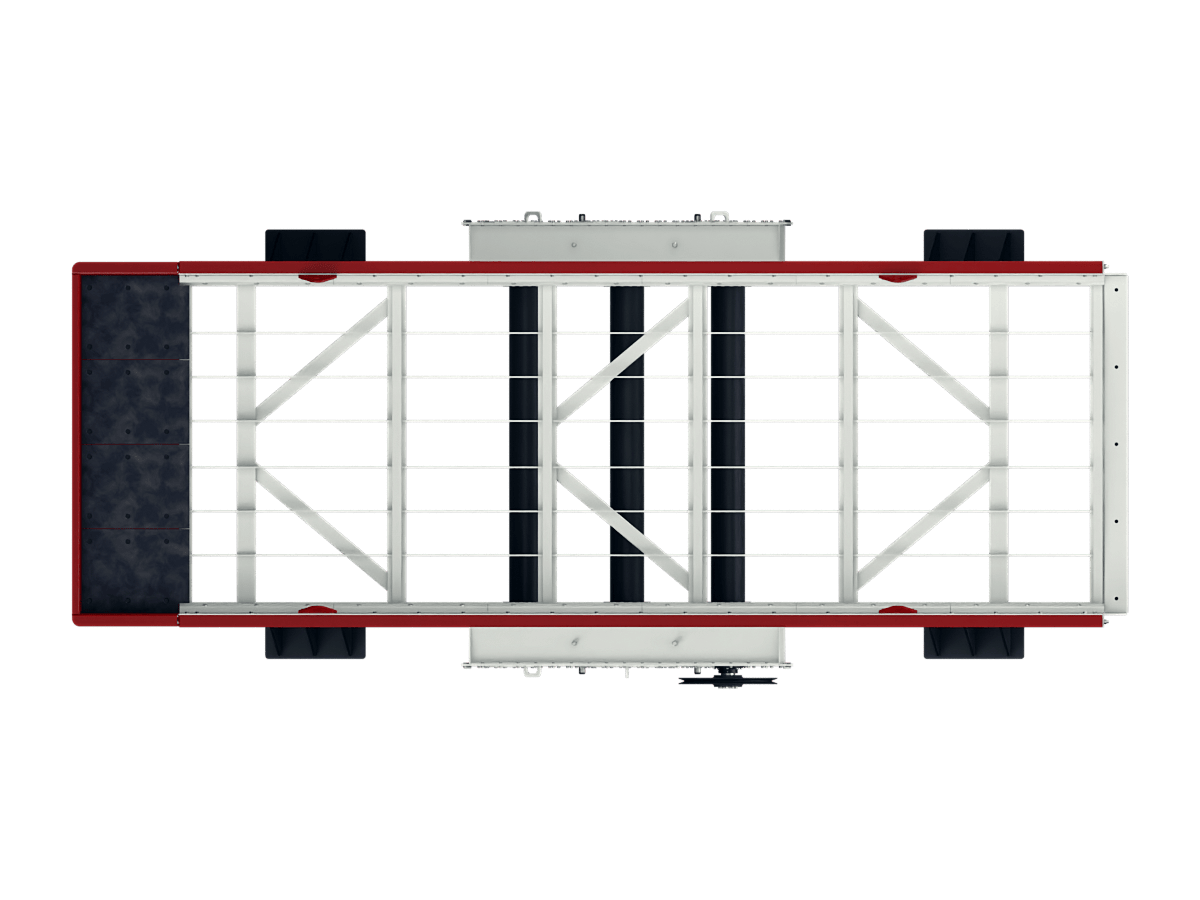 GELEN ETE2260 four-deck horizontal vibrating screen — top view