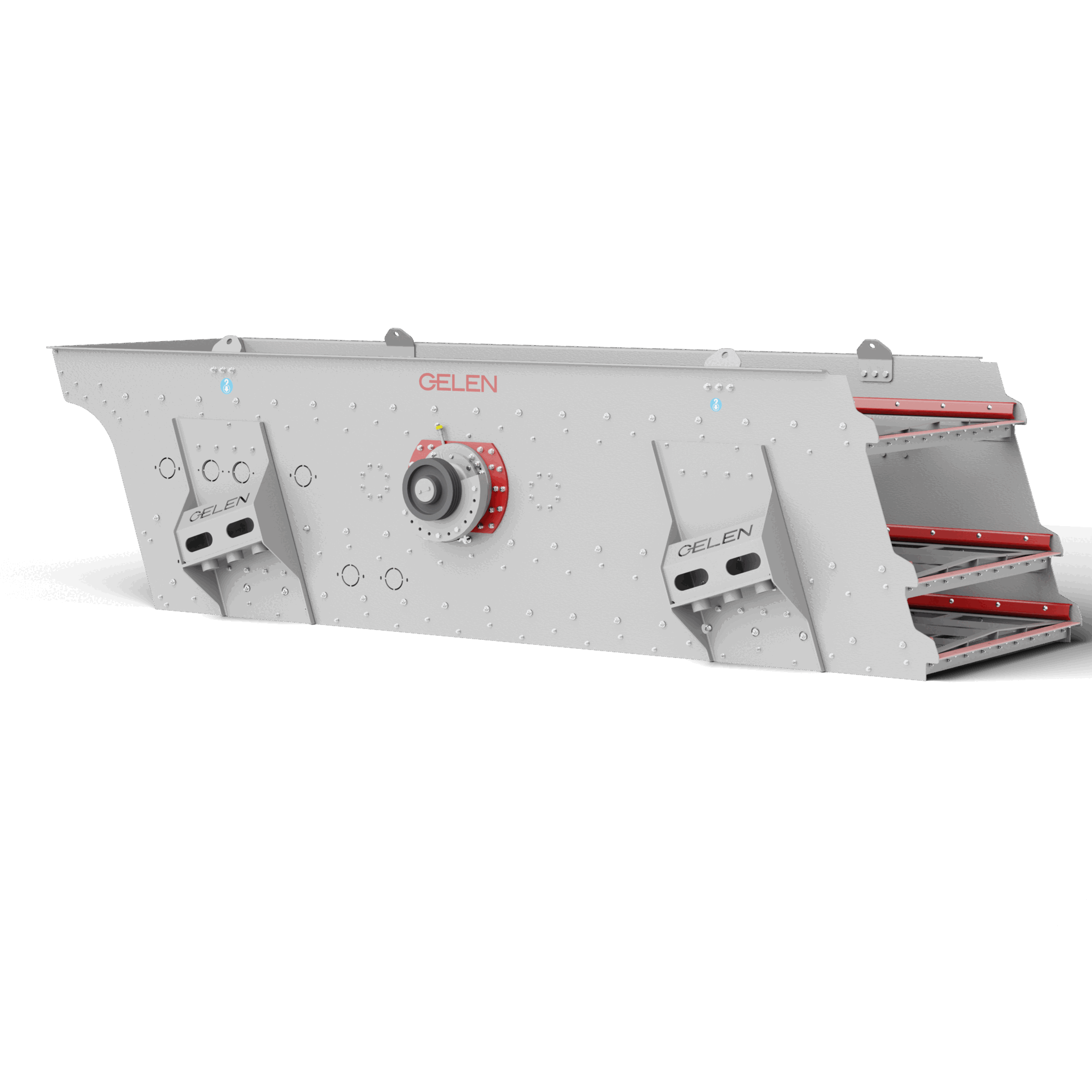 Nachylny przesiewacz wibracyjny GELEN STE z mimośrodem do klasyfikacji kruszyw