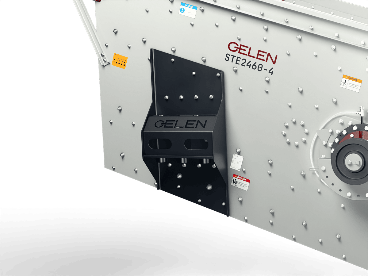 GELEN STE2460 four-deck inclined vibrating screen — suspension springs